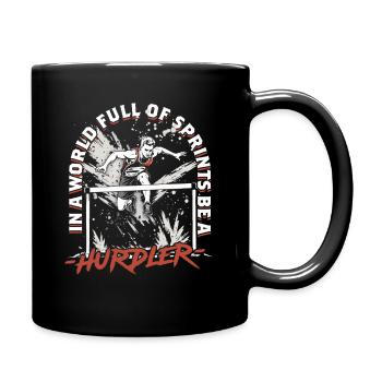 Hurdles Be A Hurdler - Full Colour Mug - black - Right