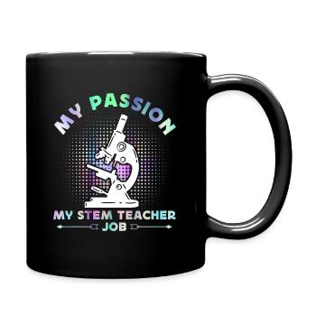 STEM Teacher My Passion My STEM Computer Science - Tasse einfarbig - Schwarz - Rechts