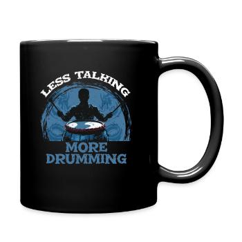 Dragon Boat Less Talking More Drumming - Full Colour Mug - black - Right