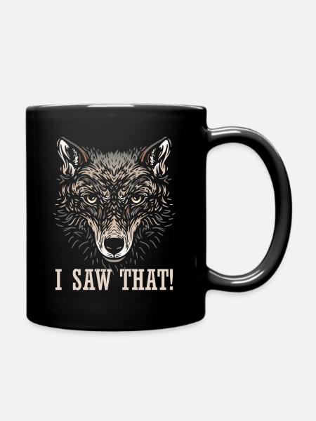 Wolf - J’ai vu ça - Mug uni - noir
