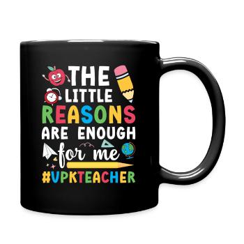 Les petites raisons me suffisent - Mug uni - noir - Droite