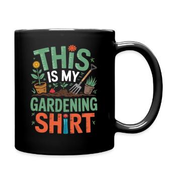 Chemise amusante pour les jardiniers - Mug uni - noir - Droite