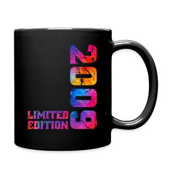 16 Jahre alt im Jahr 2009 16. Geburtstag Junge Mädchen - Tasse einfarbig - Schwarz - Rechts