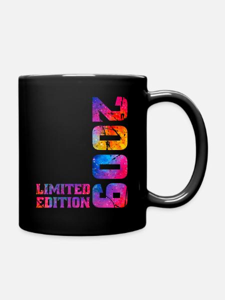 16 Jahre alt im Jahr 2009 16. Geburtstag Junge Mädchen - Tasse einfarbig - Schwarz