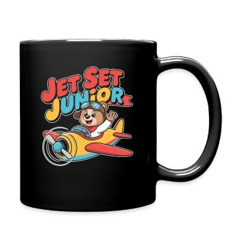 First time flying Travel Memory Sky - Full Colour Mug - black - Right