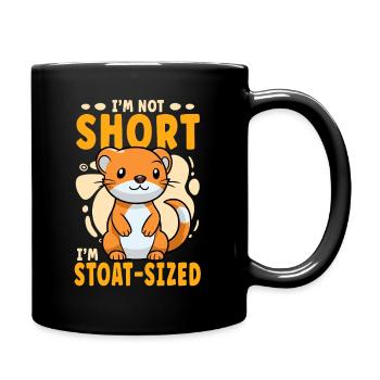 I'm not small, I'm ermine-big - Full Colour Mug - black - Right