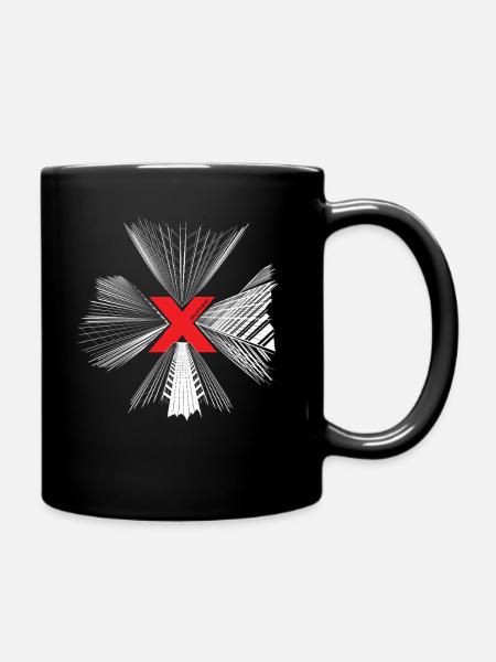 Skyscraper, Hochhaus, Skyline, NYC - Tasse einfarbig - Schwarz