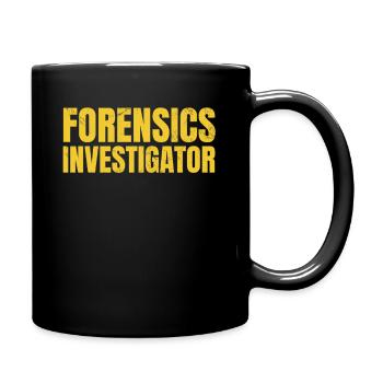 Enquêteur médico-légal Gift Forensics Science - Mug uni - noir - Droite