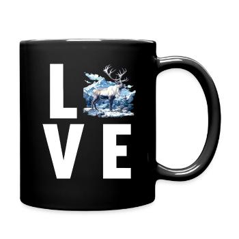 Renne Renne - Mug uni - noir - Droite