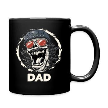 Biker Vater Dad Pa Motorcycle - Tasse einfarbig - Schwarz - Rechts