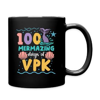 100 jours fascinants Vpk - Mug uni - noir - Droite