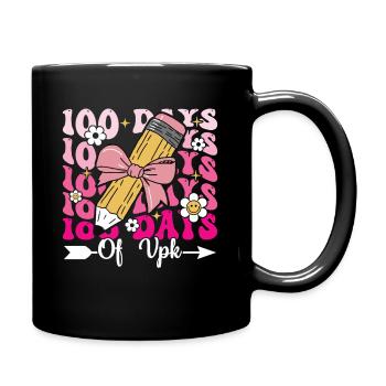 100 days Vpk - Full Colour Mug - black - Right