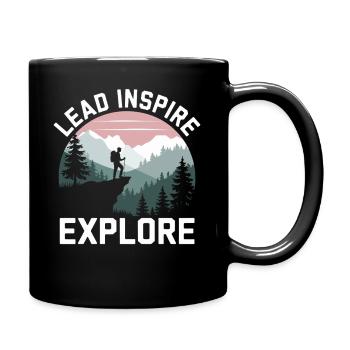 Scout Guide Scout Camping - Full Colour Mug - black - Right
