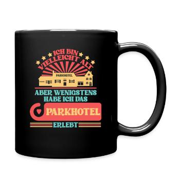 Heiligenhafen Parkhotel Heiligenhafener - Tasse einfarbig - Schwarz - Rechts