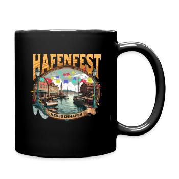 Heiligenhafen Hafenfest Heiligenhafener - Tasse einfarbig - Schwarz - Rechts