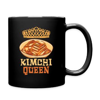 Kimchi Queen Crown Deliciousness - Full Colour Mug - black - Right