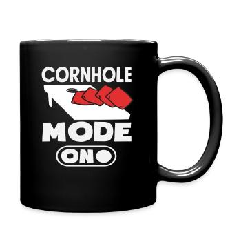 Mode joueur Cornhole activé - Mug uni - noir - Droite