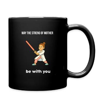 Fête des Mères – Cadeau original - Mug uni - noir - Droite