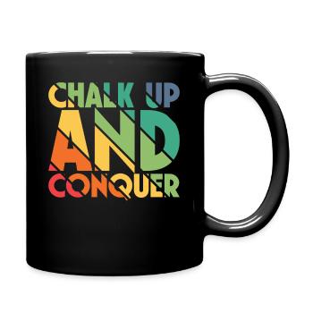 Boulderer Chalk Up et Conquer Bloc - Mug uni - noir - Droite