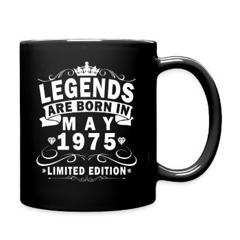 Mai 1975 Mai 1975, Né Mai 1975 Mai 1975 - Mug uni - noir - Droite