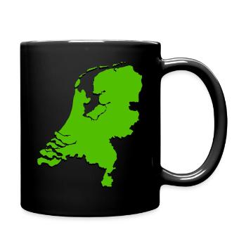 Proud to be Dutch - Full Colour Mug - black - Right
