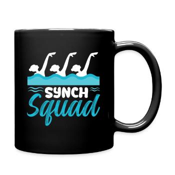 Synch Squad Artistic Swimming Design - Mug uni - noir - Droite