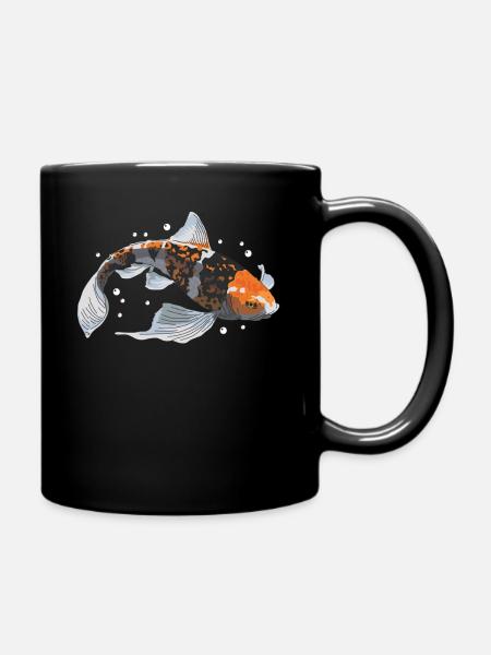Poisson Koi Koi Nishikigoi Cadeau - Mug uni - noir