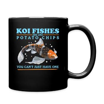Koi Fish Koi Nishikigoi Gifts - Full Colour Mug - black - Right