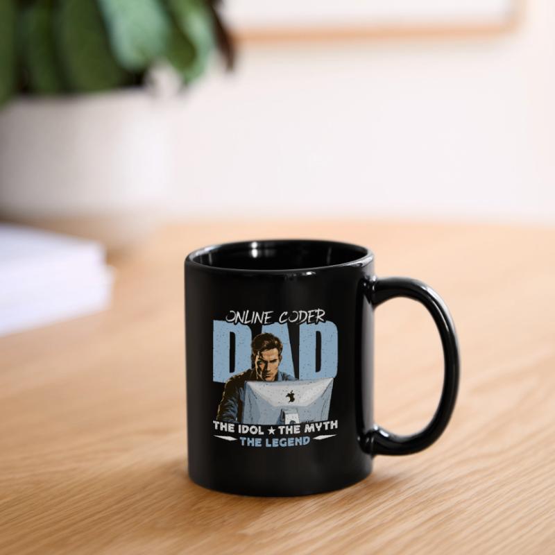 Online Coder Dad The Idol The Myth The Developer Full Colour Mug