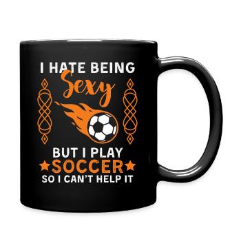Funny Football Saying Football Club - Full Colour Mug - black - Right