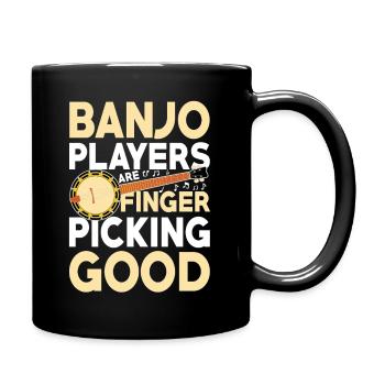 Les joueurs de banjo font de la bonne musique - Mug uni - noir - Droite