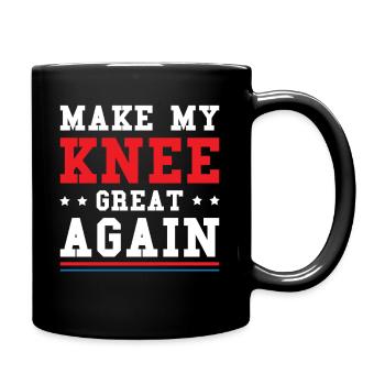 Rendre mon genou à nouveau grand. Drôle de récupération - Mug uni - noir - Droite