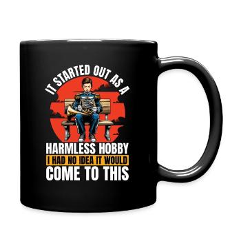 French Horn It Started Out As A Marching Band - Full Colour Mug - black - Right