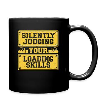 Dock Workers Silently Judging Your Loading Skills - Full Colour Mug - black - Right