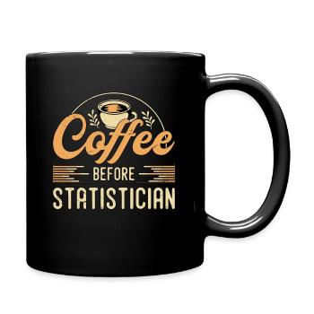 Statisticien Le café avant la comptabilité Amateur de café - Mug uni - noir - Droite
