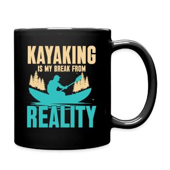 Kayak - Mug uni - noir - Droite