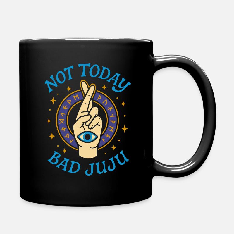 Evil Eye Spiritueller Schutz Mystische Mode - Tasse einfarbig - Schwarz