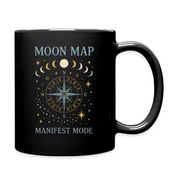 Spirituelles Sonntagsritual Selbstfürsorge - Tasse einfarbig - Schwarz - Rechts
