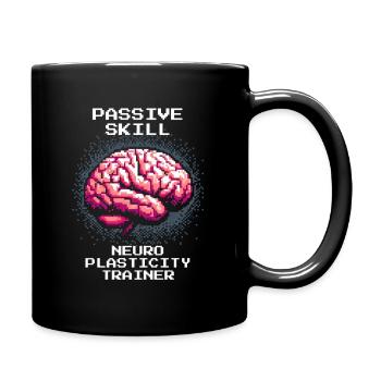 Occupational Therapy Neuroplasticity Trainer Retro Pixel - Full Colour Mug - black - Right