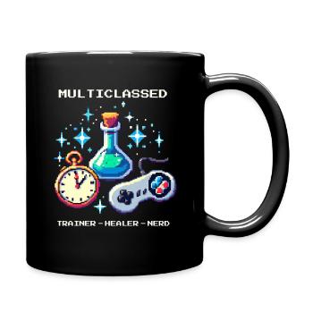 Ergothérapeute Formateur Guérisseur Nerd Rétro Pixel Art - Mug uni - noir - Droite