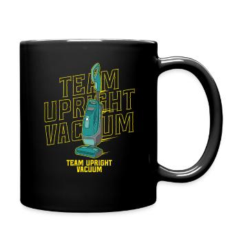 Vacuuming Household Team Upright Vacuum - Full Colour Mug - black - Right