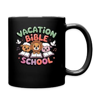 Cute Vacation Bible School Animal VBS - Full Colour Mug - black - Right