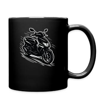 Scooter Scooter 50cc - Full Colour Mug - black - Right