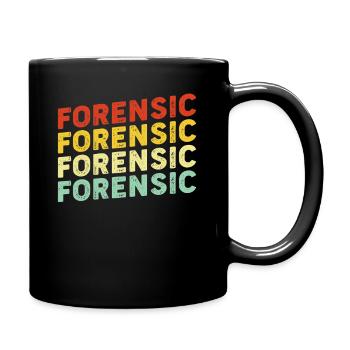 Drôle de médecin légiste Rétro pathologiste médico-légal - Mug uni - noir - Droite
