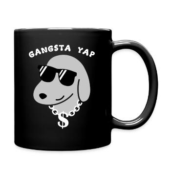 Gangsta Yap - Tasse einfarbig - Schwarz - Rechts