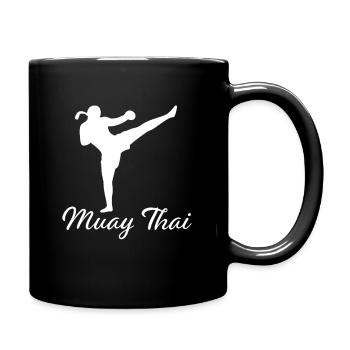 Muay Thai - Full Colour Mug - black - Right