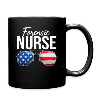 Forensic Nurse Practitioner USA Sunglasses - Full Colour Mug - black - Right