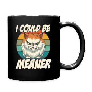 Je pourrais être plus méchant - Mug uni - noir - Droite