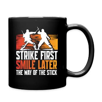 Escrima Arnis Arts Martiaux La Voie Du Bâton - Mug uni - noir - Droite