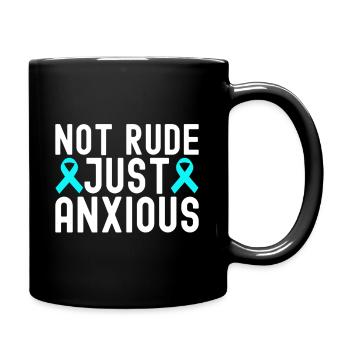 Trouble anxieux Trouble anxieux - Mug uni - noir - Droite